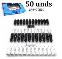 KIT 50 PLUGUES 2USB - CAR-2050D