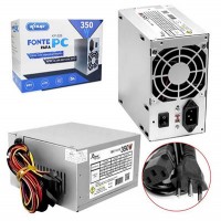 Fonte de Alimentação Para PC "ATX" 350W - KP 526 