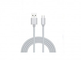 CABO DE DADOS (MALHA) 1.00M COMPAT:  MICRO USB (V8)