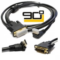 Cabo HDMI 90° x DVI