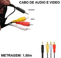 Cabo Audio e Video (Macho) x P2 (Macho) - YA-AVP201