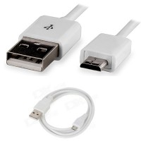 Cabo de dados Galaxy/ microUSB Branco