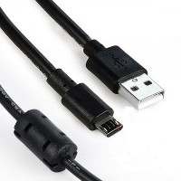 Cabo Micro USB Super Reforçado c/ filtro - Preto