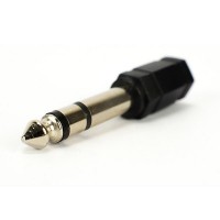 Adaptador de Audio P10 (M) p/ P2 (F) Stereo