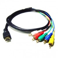 CABO HDMI X 5 RCA AV (COMPONENTE) 1,5M