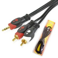 CABO DE AUDIO AUXILIAR P2 X RCA AUDIO 1,5M MZ-51073