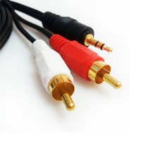 Cabo de Audio Estereo - P2 (M) x 2RCA (M) 5.00M