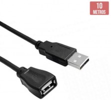 CABO USB 2.0 (MACHO) X USB (FEMEA) 10.00M