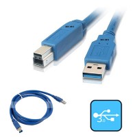  Cabo USB 3.0 Para Impressora AM/BM