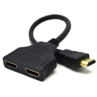 Cabo Divisor HDMI (M) x 2 HDMI (F) 30 cm