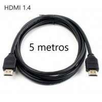 Cabo HDMI 1.4 Emborrachado "SEM FILTRO" - 5.00M