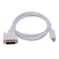 Cabo Conversor Mini DisplayPort p/ DVI (M) 24+1  1,80M