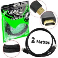 CABO HDMI 4K ETHERNET 19 PINOS - 2 METROS