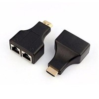 KIT C/ 2UN EXTENSOR HDMI (MACHO) X RJ45 (FÊMEA) 30.00M