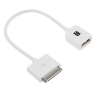 Cabo adaptador c/ saida USB ( Fêmea ) iPad / iPod