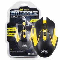 Mouse Óptico Gamer 6D "ENTERPRISE" - KNUP V25