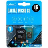 Cartão de Memória Micro SD 16GB - "KP16"