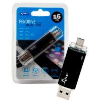 Pen Drive Dual USB 2.0 OTG (16GB) - kp U14
