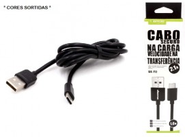 CABO DE DADOS USB 2.1A P/ TYPE-C - SJX-T12