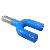 MINI ADAPTADOR Y PARA FONE E MICROFONE HEADSET - AZUL