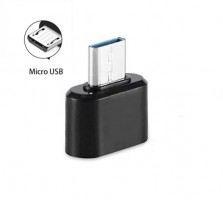 ADAPTADOR OTG USB PARA MICRO USB - PRETO