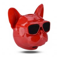 CAIXA DE SOM "MINI" BULLDOG BLUETOOTH - VERMELHO