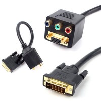 Adaptador Dvi X Vga + Componente