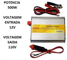INVERSOR DE VOLTAGEM 500W 110V 12V