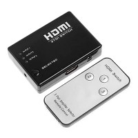 Switch HDMI 3 Portas c/ controle remoto