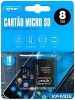 Cartão de Memória Micro SD 08GB - "KP 08"