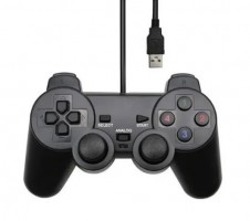 CONTROLE DE MODELO PS2 P/ PC (USB) JOY-USB