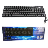 TECLADO USB COM FIO - IN8383