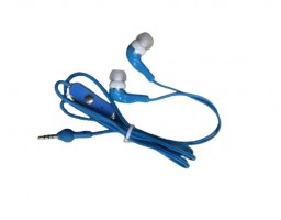 Fone de Ouvido Stereo P2 com Microfone - Azul