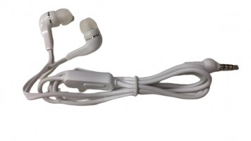 Fone de Ouvido Stereo P2 com Microfone - Branco