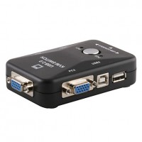 Switch KVM - 2 Portas VGA/USB